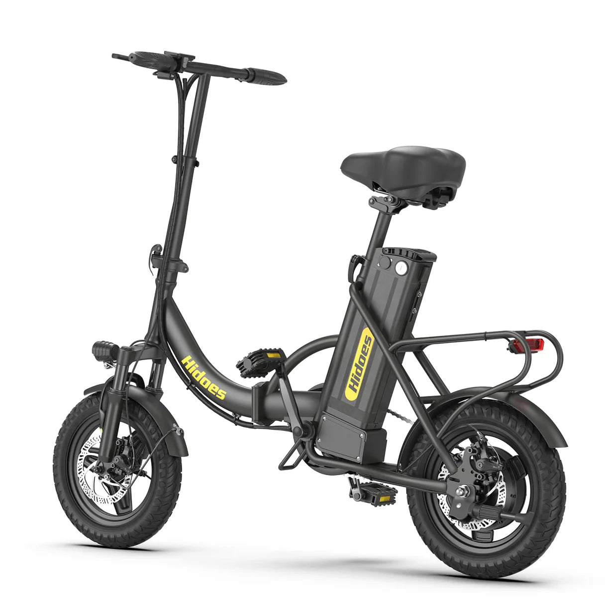 Hidoes C5 Electric Bike – 250W Motor | 36V 10.4Ah Battery | 14″ Fat Tires | Foldable Commuter E-Bike | 25 km/h UK Legal