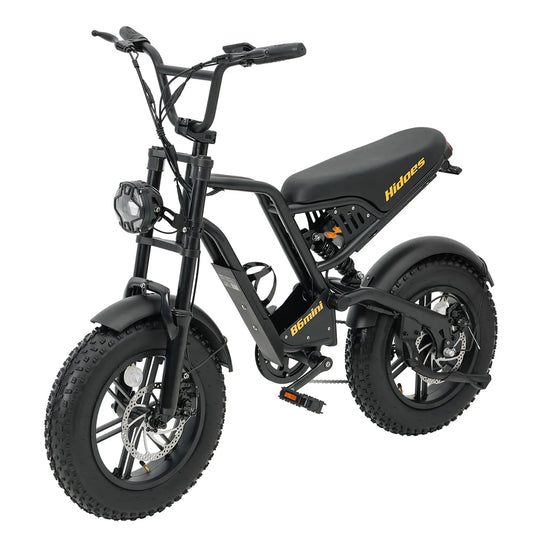 Hidoes B6 Mini Fat-Tire Electric Bike – 250W Motor | 48V 10.4Ah Battery | 16″×4″ Tires | Compact Commuter E-Bike | 18–28 km Range