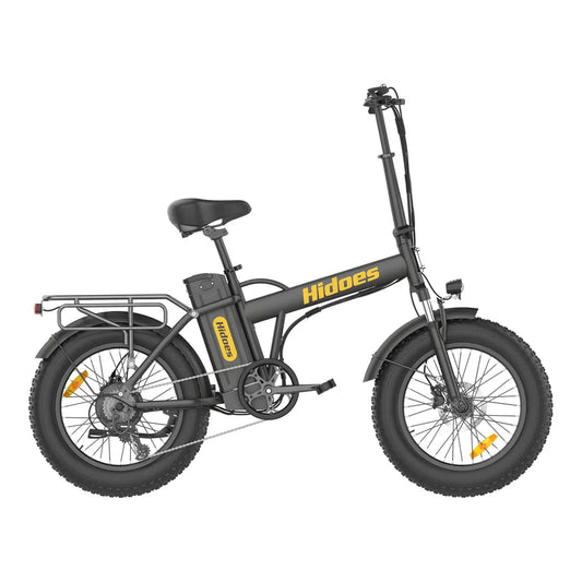 Hidoes F3 Fat-Tire Electric Bike – 250W Motor | 48V 13Ah Battery | 20″×4″ Off-Road Tires | Dual Suspension | 25–35 km Range | UK Legal E-Bike