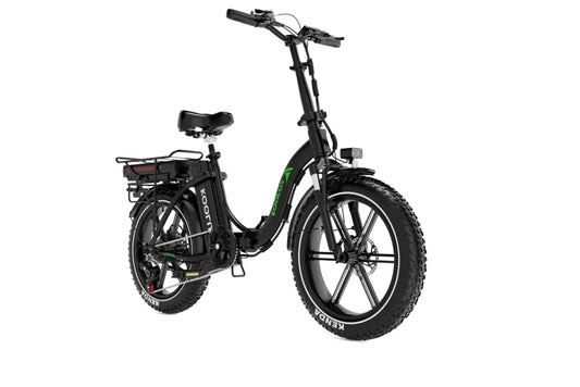 KOOLUX BK6S Pro Double Battery Electric Bike – 250W Motor | 48V 23.4Ah Dual Battery System | 20″ × 4.0″ Fat Tyres | Folding Frame | Up to 150km Range | Long-Range All-Terrain E-Bike