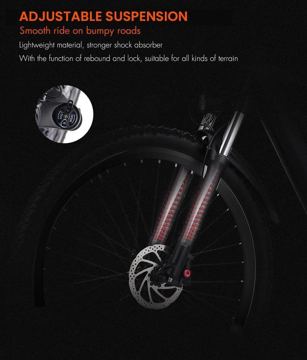 RANDRIDE YG90B Electric Bike – 1000W Motor | 48V 17Ah Battery | 27.5″ / 29″ Wheels | Hydraulic Brakes | Up to 90km Range | Full Suspension E-Mountain Bike