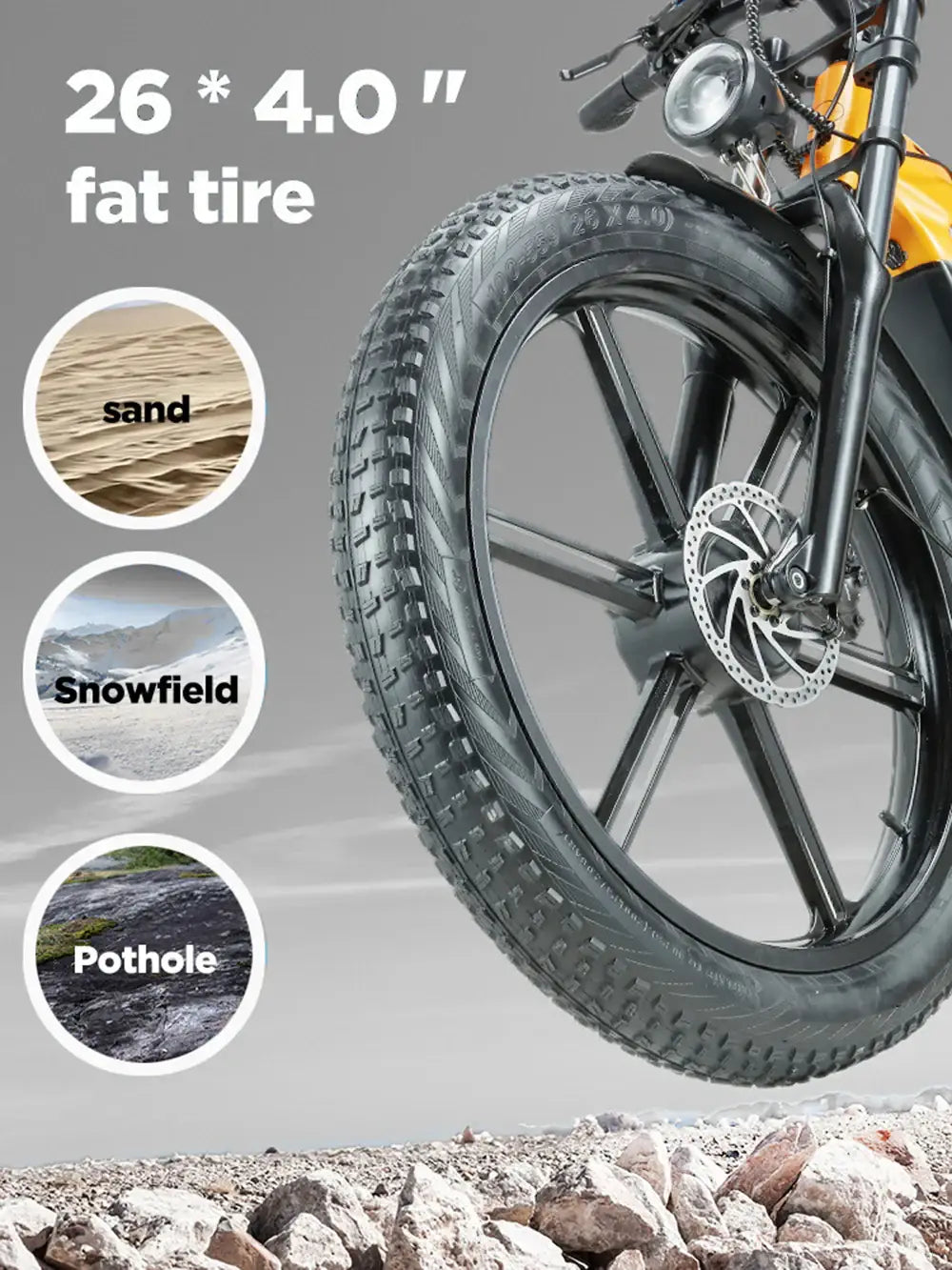 RANDRIDE YX80M-2 Dual Motor Electric Bike – 2000W Dual Motors | 48V 20Ah Battery | 26″ × 4.0″ Fat Tyres | Hydraulic Brakes | Full Suspension E-Mountain Bike