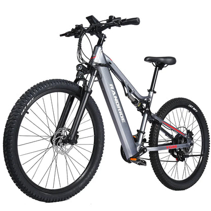 RANDRIDE YX90A Electric Bike – 1000W Motor | 48V 17Ah Battery | 27.5″ Tyres | Full Suspension | Hydraulic Brakes | Up to 90km Range | Electric Mountain Bike