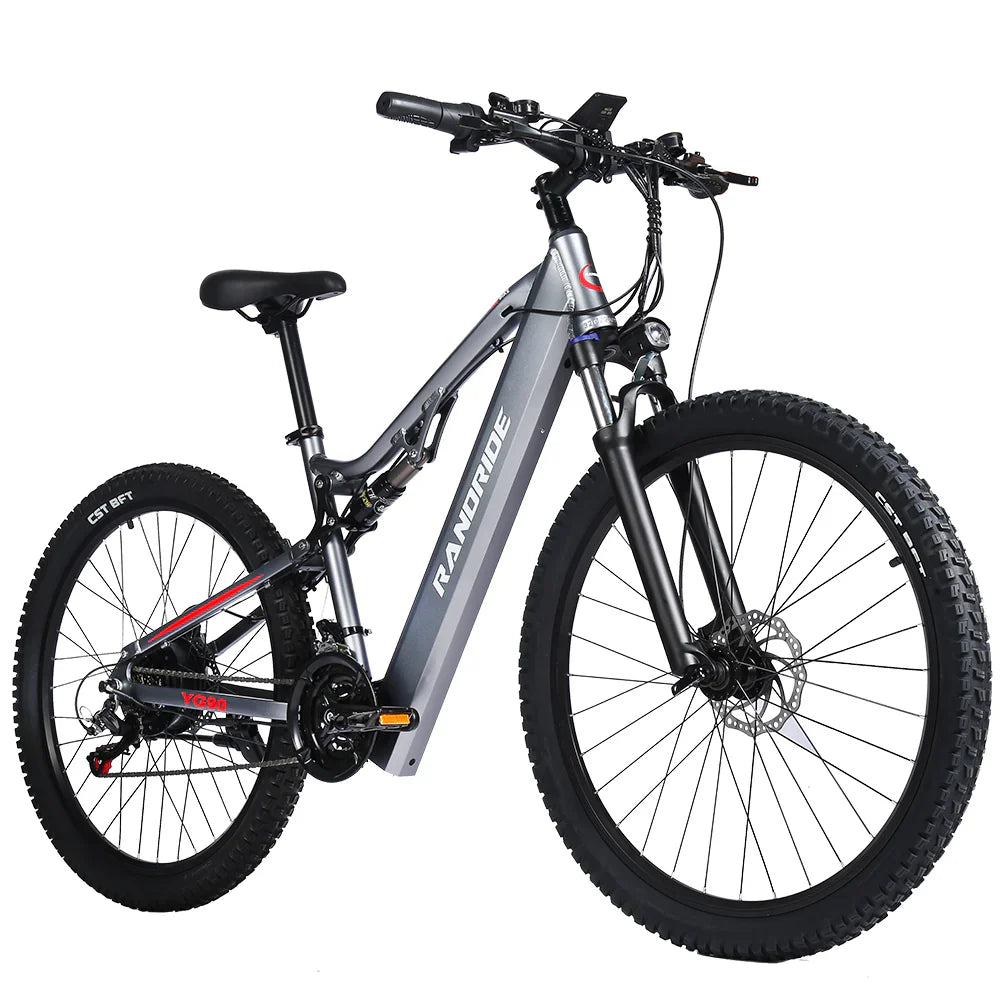 RANDRIDE YX90A Electric Bike – 1000W Motor | 48V 17Ah Battery | 27.5″ Tyres | Full Suspension | Hydraulic Brakes | Up to 90km Range | Electric Mountain Bike