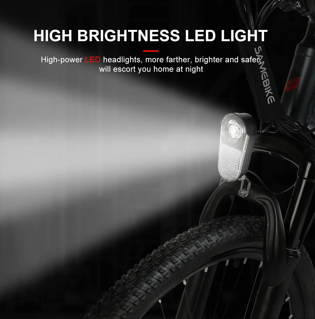 SAMEBIKE SY26-II Electric Bike – 250W Motor | 36V 13Ah Battery | 55Nm Torque | 26″ Tyres | Dual Suspension | Up to 90km Range | Urban Commuter MTB