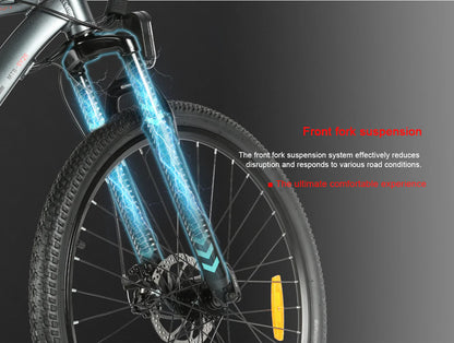 SAMEBIKE SY26-II Electric Bike – 250W Motor | 36V 13Ah Battery | 55Nm Torque | 26″ Tyres | Dual Suspension | Up to 90km Range | Urban Commuter MTB