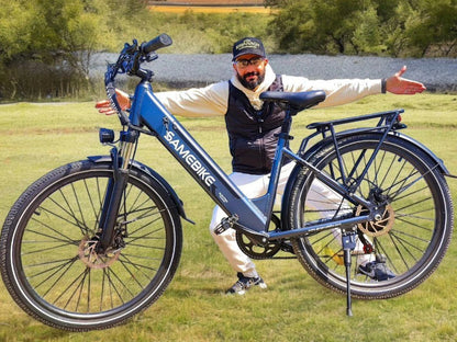 SAMEBIKE RS-A01 Pro Urban Electric Bike – 250W Motor | 36V 15Ah Battery | 55Nm Torque | 27.5″ Tyres | Up to 110km Range | City Commuter E-Bike