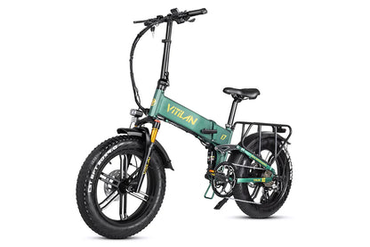 VITILAN i7 Pro 3.0 Electric Bike – 750W Motor | 48V 20Ah Samsung Battery | Full Suspension | 20″ × 4.0″ Fat Tyres | Folding All-Terrain E-Bike