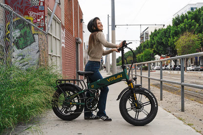 VITILAN i7 Pro 3.0 Electric Bike – 750W Motor | 48V 20Ah Samsung Battery | Full Suspension | 20″ × 4.0″ Fat Tyres | Folding All-Terrain E-Bike