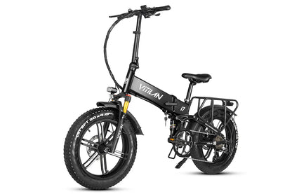 VITILAN i7 Pro 3.0 Electric Bike – 750W Motor | 48V 20Ah Samsung Battery | Full Suspension | 20″ × 4.0″ Fat Tyres | Folding All-Terrain E-Bike