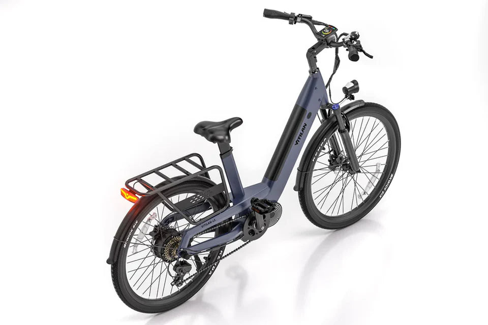 VITILAN L5 Urban Commuter Electric Bike – 500W Motor | 48V 15Ah Samsung Battery | Torque Sensor | Step-Through City E-Bike | Up to 104km Range