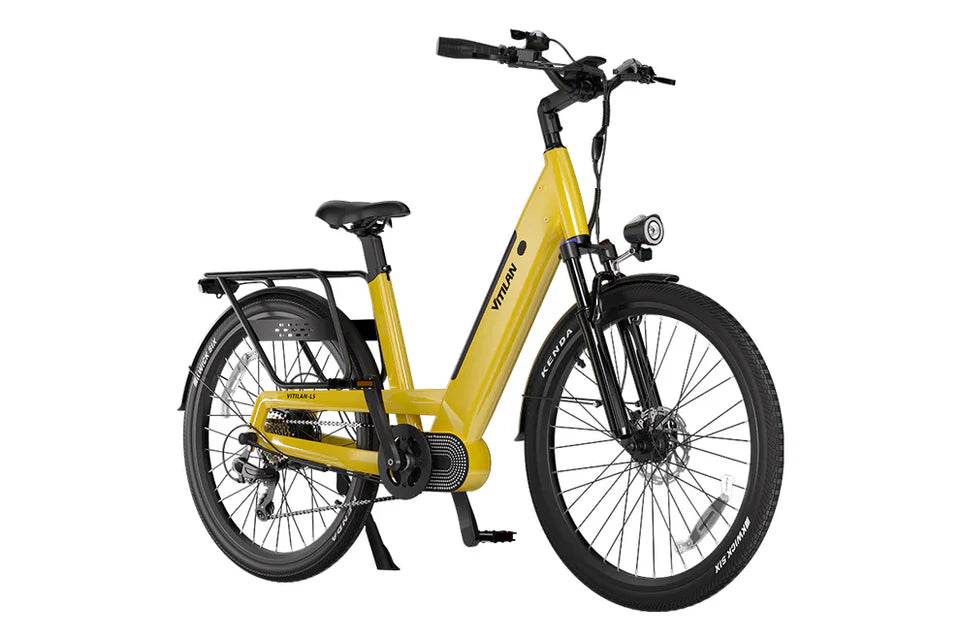 VITILAN L5 Urban Commuter Electric Bike – 500W Motor | 48V 15Ah Samsung Battery | Torque Sensor | Step-Through City E-Bike | Up to 104km Range