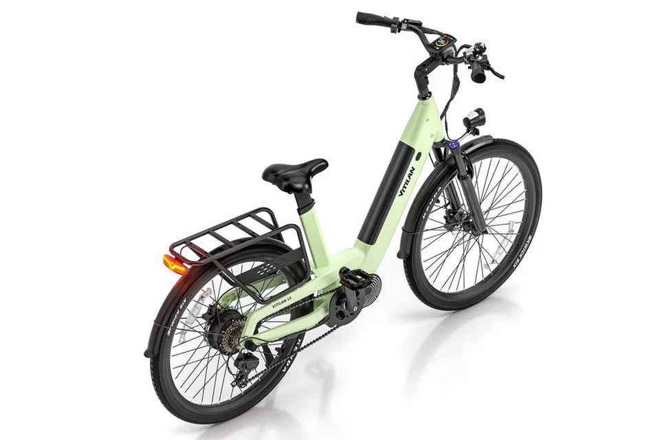 VITILAN L5 Urban Commuter Electric Bike – 500W Motor | 48V 15Ah Samsung Battery | Torque Sensor | Step-Through City E-Bike | Up to 104km Range