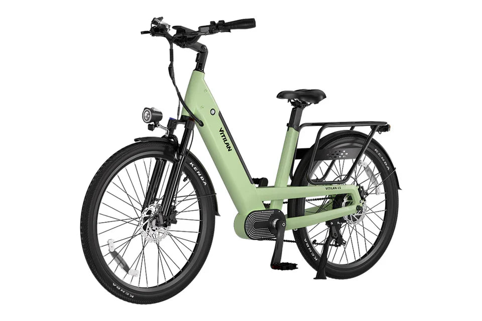 VITILAN L5 Urban Commuter Electric Bike – 500W Motor | 48V 15Ah Samsung Battery | Torque Sensor | Step-Through City E-Bike | Up to 104km Range