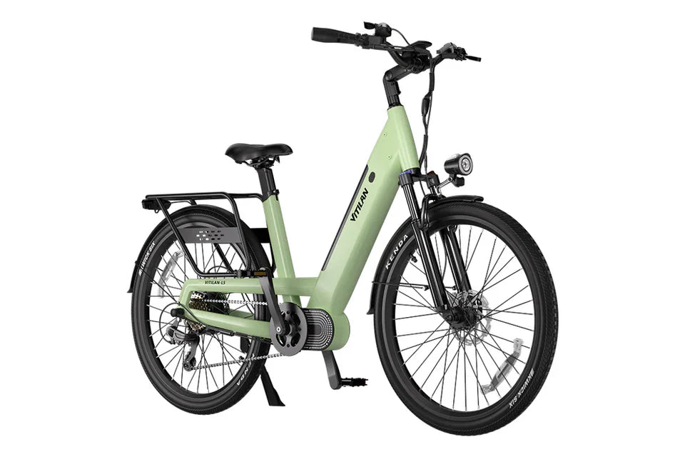 VITILAN L5 Urban Commuter Electric Bike – 500W Motor | 48V 15Ah Samsung Battery | Torque Sensor | Step-Through City E-Bike | Up to 104km Range