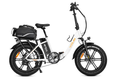 VITILAN U7 Step-Thru Folding Electric Bike – 750W Motor | 48V 20Ah Samsung Battery | 20″ × 4.0″ Fat Tyres | Folding Step-Through E-Bike