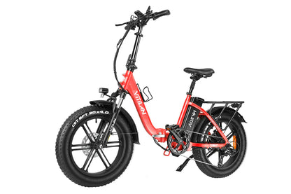 VITILAN U7 Step-Thru Folding Electric Bike – 750W Motor | 48V 20Ah Samsung Battery | 20″ × 4.0″ Fat Tyres | Folding Step-Through E-Bike
