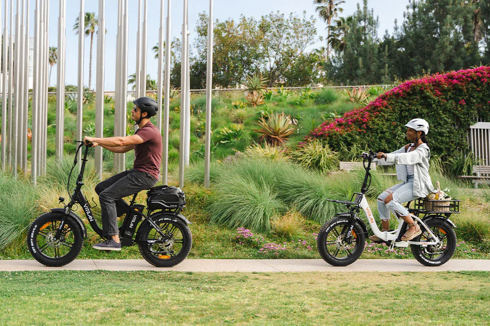 VITILAN U7 Step-Thru Folding Electric Bike – 750W Motor | 48V 20Ah Samsung Battery | 20″ × 4.0″ Fat Tyres | Folding Step-Through E-Bike