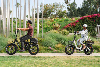 VITILAN U7 Step-Thru Folding Electric Bike – 750W Motor | 48V 20Ah Samsung Battery | 20″ × 4.0″ Fat Tyres | Folding Step-Through E-Bike