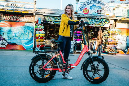 VITILAN U7 Step-Thru Folding Electric Bike – 750W Motor | 48V 20Ah Samsung Battery | 20″ × 4.0″ Fat Tyres | Folding Step-Through E-Bike