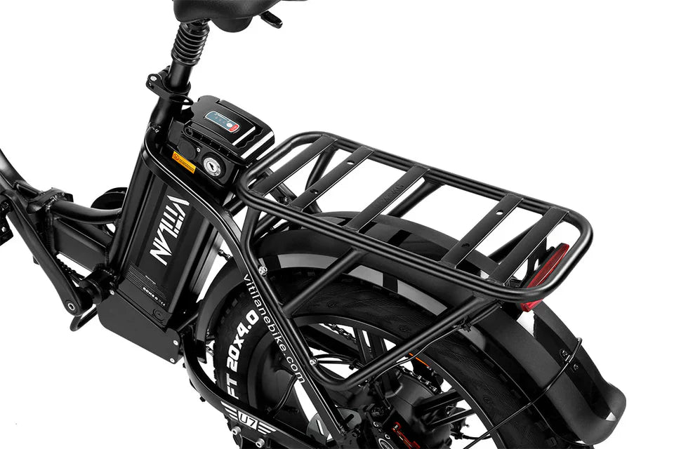 VITILAN U7 Step-Thru Folding Electric Bike – 750W Motor | 48V 20Ah Samsung Battery | 20″ × 4.0″ Fat Tyres | Folding Step-Through E-Bike