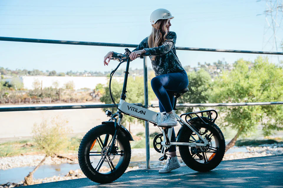 VITILAN V3 2.0 Electric Bike – 750W Motor | 48V 13Ah Battery | 20″ × 4.0″ Fat Tyres | Folding All-Terrain E-Bike | Full Suspension Comfort