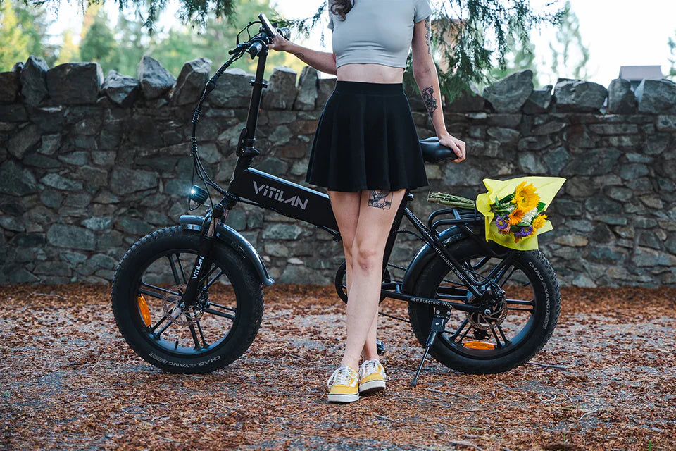 VITILAN V3 2.0 Electric Bike – 750W Motor | 48V 13Ah Battery | 20″ × 4.0″ Fat Tyres | Folding All-Terrain E-Bike | Full Suspension Comfort