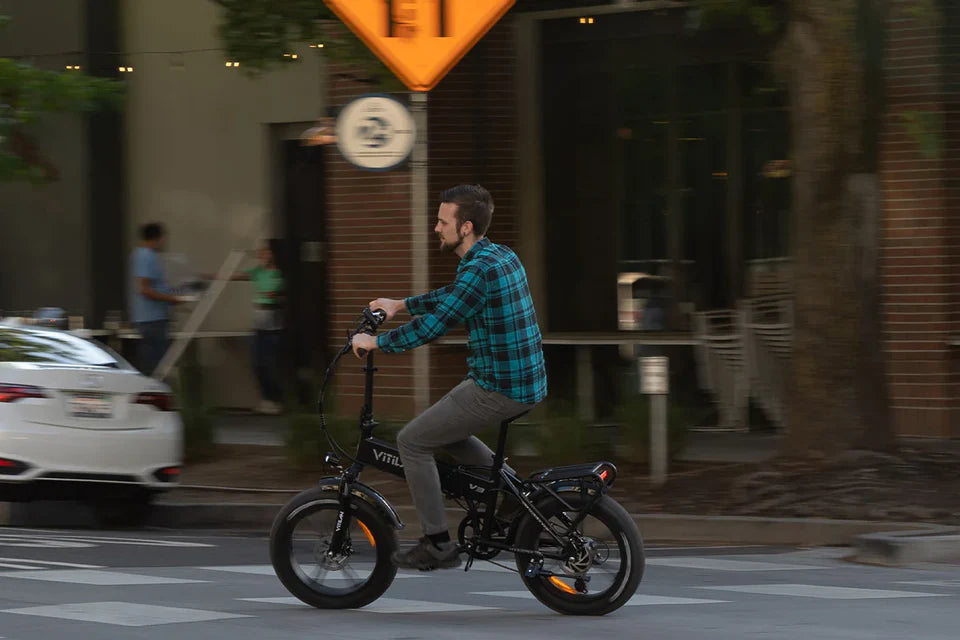 VITILAN V3 2.0 Electric Bike – 750W Motor | 48V 13Ah Battery | 20″ × 4.0″ Fat Tyres | Folding All-Terrain E-Bike | Full Suspension Comfort