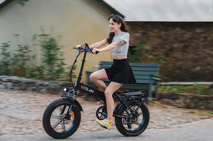 VITILAN V3 2.0 Electric Bike – 750W Motor | 48V 13Ah Battery | 20″ × 4.0″ Fat Tyres | Folding All-Terrain E-Bike | Full Suspension Comfort