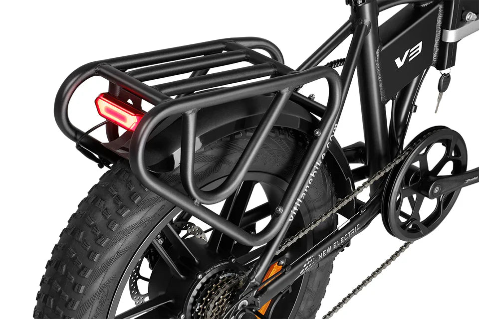 VITILAN V3 2.0 Electric Bike – 750W Motor | 48V 13Ah Battery | 20″ × 4.0″ Fat Tyres | Folding All-Terrain E-Bike | Full Suspension Comfort