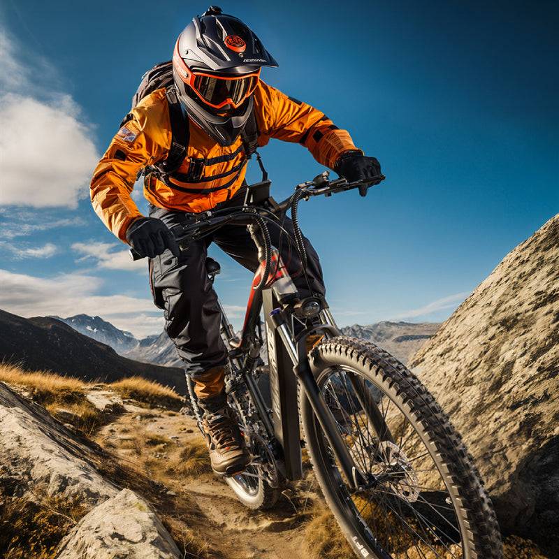 RANDRIDE YG90B Electric Bike – 1000W Motor | 48V 17Ah Battery | 27.5″ / 29″ Wheels | Hydraulic Brakes | Up to 90km Range | Full Suspension E-Mountain Bike