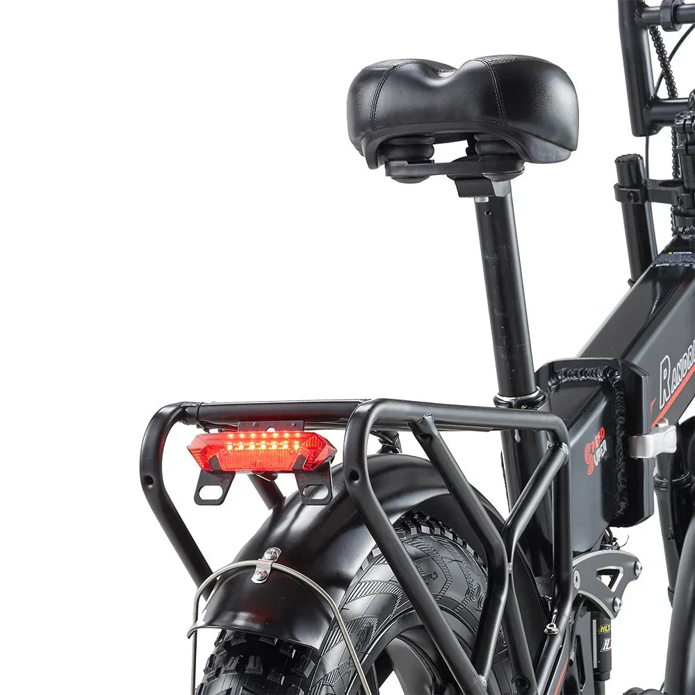 RANDRIDE YX20M Folding Electric Bike – 1000W Motor | 48V 17Ah Battery | 20″ × 4.0″ Fat Tyres | Full Suspension | Up to 90km Range | Folding All-Terrain E-Bike