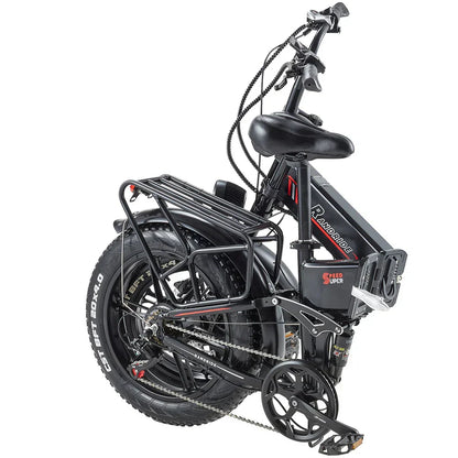 RANDRIDE YX20M Folding Electric Bike – 1000W Motor | 48V 17Ah Battery | 20″ × 4.0″ Fat Tyres | Full Suspension | Up to 90km Range | Folding All-Terrain E-Bike