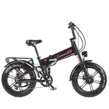 RANDRIDE YX20M Folding Electric Bike – 1000W Motor | 48V 17Ah Battery | 20″ × 4.0″ Fat Tyres | Full Suspension | Up to 90km Range | Folding All-Terrain E-Bike