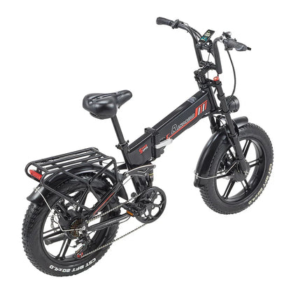 RANDRIDE YX20M Folding Electric Bike – 1000W Motor | 48V 17Ah Battery | 20″ × 4.0″ Fat Tyres | Full Suspension | Up to 90km Range | Folding All-Terrain E-Bike