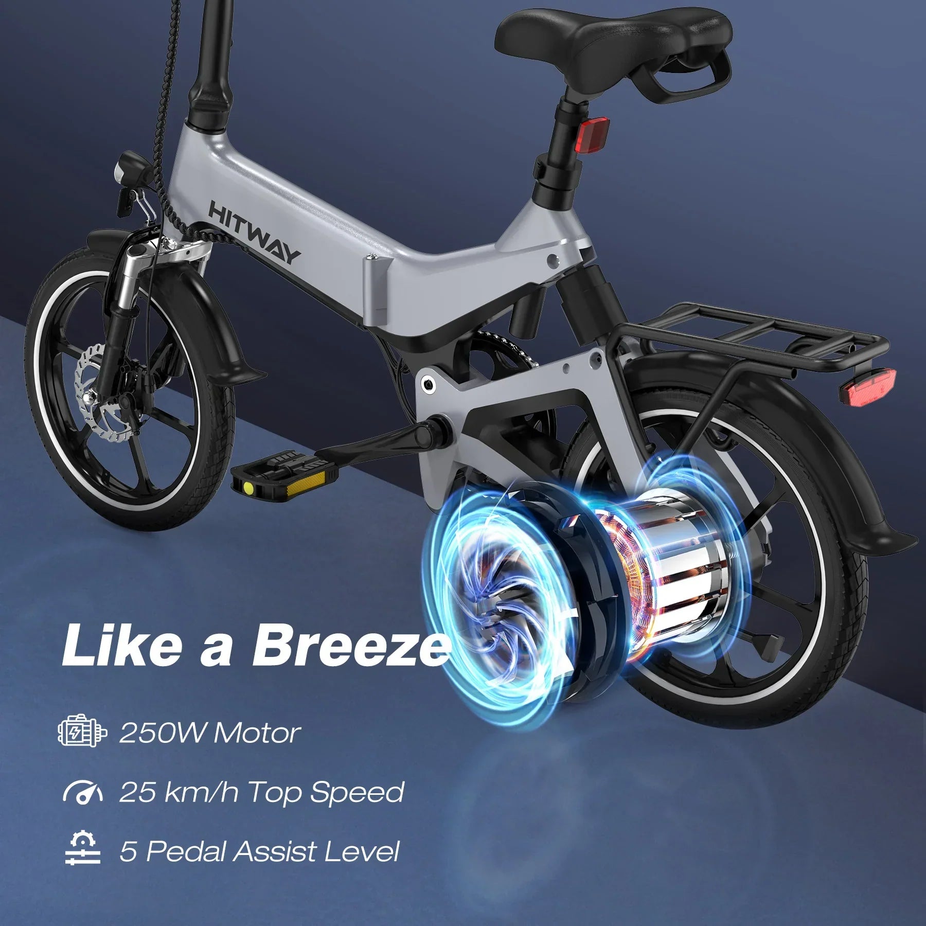 Hitway BK2 Folding Electric Bike