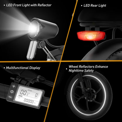 Hitway BK6S Folding Electric Bike – 250W Motor | 12Ah Battery