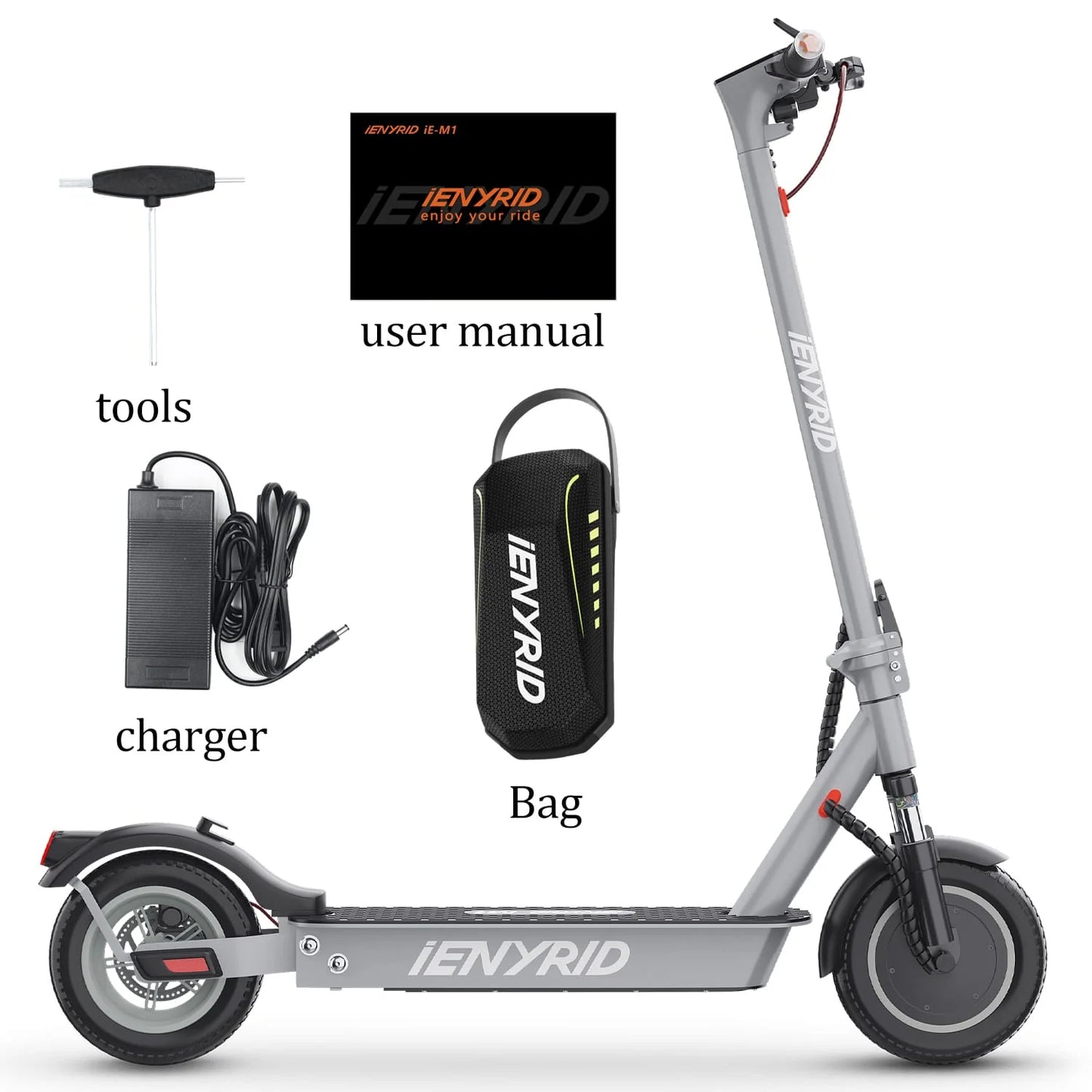 iENYRID M1 Folding Electric Scooter – 500W | 12.5Ah Battery | App