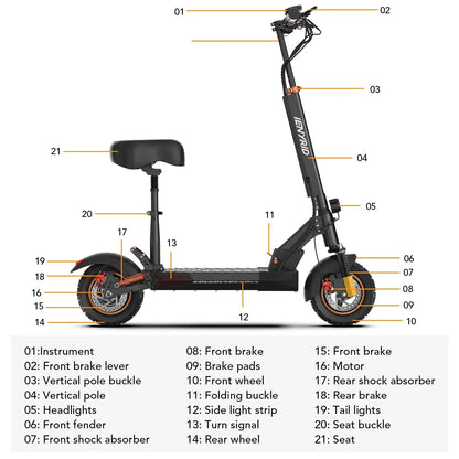 Max Seated Electric Scooter