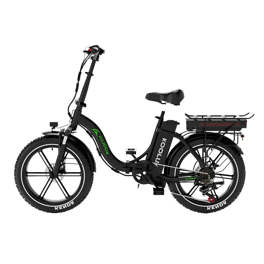 KOOLUX BK6S Pro Double Battery Electric Bike – 250W Motor | 48V 23.4Ah Dual Battery System | 20″ × 4.0″ Fat Tyres | Folding Frame | Up to 150km Range | Long-Range All-Terrain E-Bike