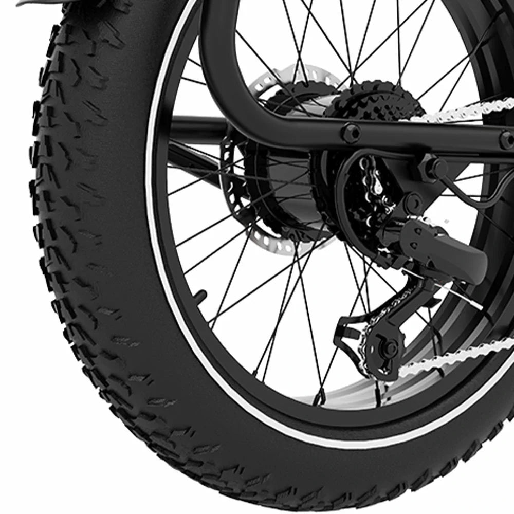 KOOLUX X7 Electric Bike – 750W Motor | 48V 25Ah Battery | 20″ × 4.0″ Fat Tyres | Hydraulic Brakes | Up to 120km Range | Cargo Utility E-Bike