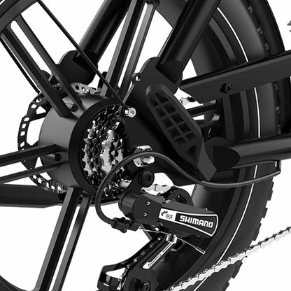 KOOLUX X9 Pro Electric Bike – 750W Motor | 48V 25Ah Battery | 20″ × 4.0″ Fat Tyres | Hydraulic Brakes | Up to 150km Range | Folding All-Terrain E-Bike