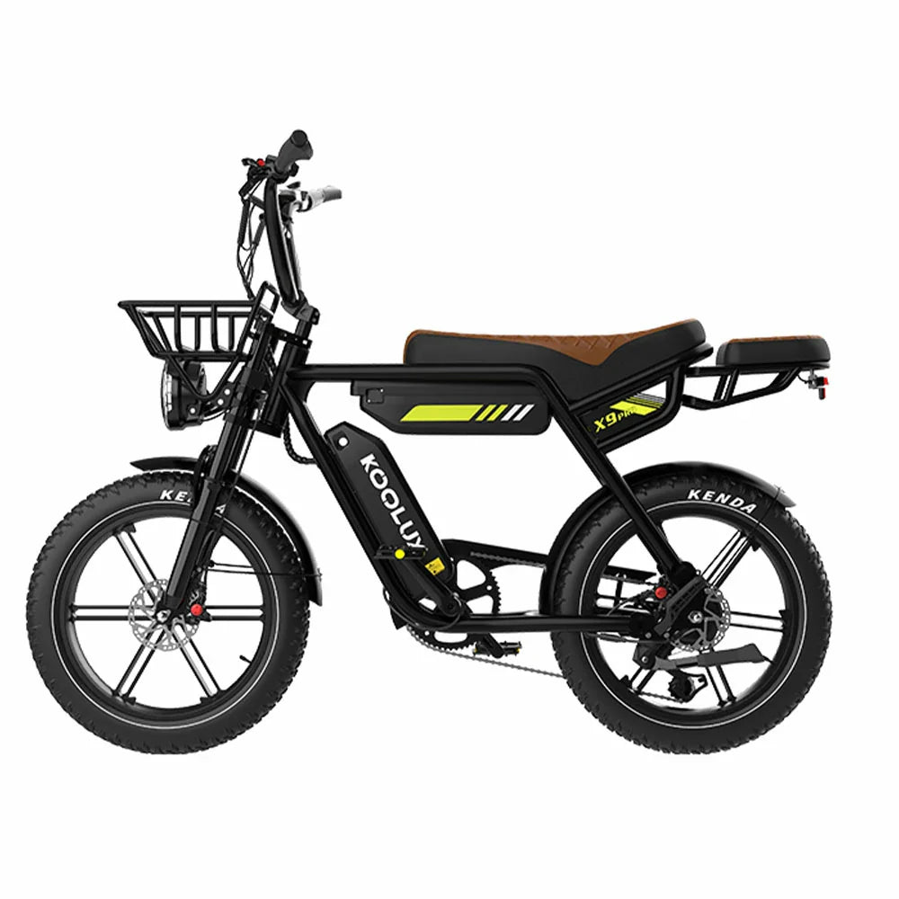 KOOLUX X9 Pro Electric Bike – 750W Motor | 48V 25Ah Battery | 20″ × 4.0″ Fat Tyres | Hydraulic Brakes | Up to 150km Range | Folding All-Terrain E-Bike