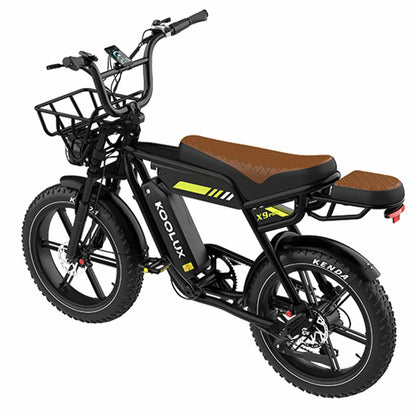 KOOLUX X9 Pro Electric Bike – 750W Motor | 48V 25Ah Battery | 20″ × 4.0″ Fat Tyres | Hydraulic Brakes | Up to 150km Range | Folding All-Terrain E-Bike