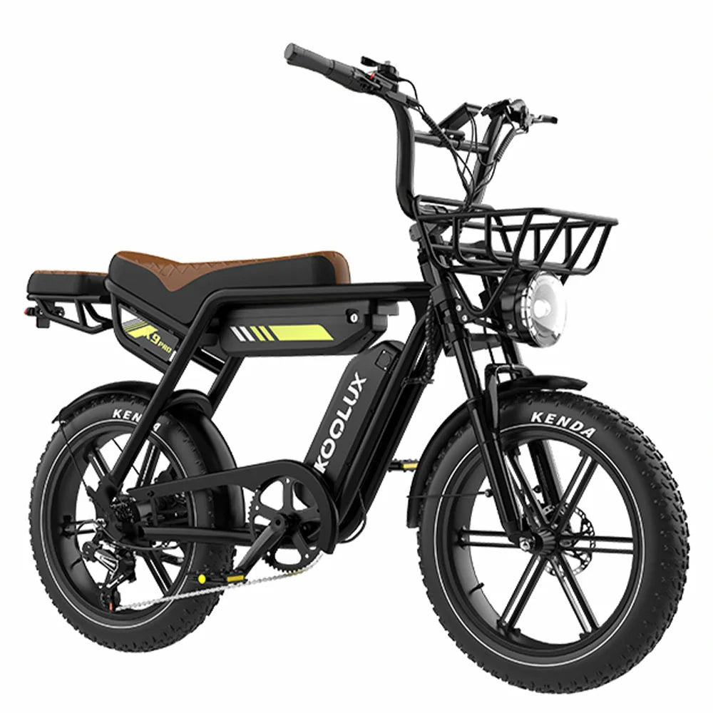 KOOLUX X9 Pro Electric Bike – 750W Motor | 48V 25Ah Battery | 20″ × 4.0″ Fat Tyres | Hydraulic Brakes | Up to 150km Range | Folding All-Terrain E-Bike