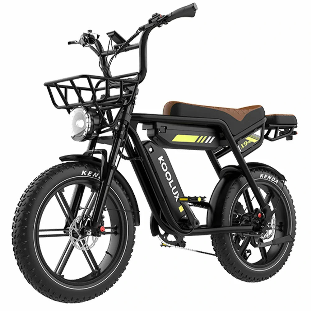 KOOLUX X9 Pro Electric Bike – 750W Motor | 48V 25Ah Battery | 20″ × 4.0″ Fat Tyres | Hydraulic Brakes | Up to 150km Range | Folding All-Terrain E-Bike