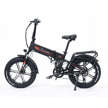 RANDRIDE YX20M Folding Electric Bike – 1000W Motor | 48V 17Ah Battery | 20″ × 4.0″ Fat Tyres | Full Suspension | Up to 90km Range | Folding All-Terrain E-Bike