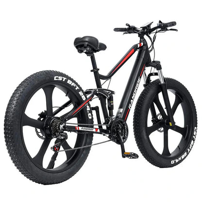RANDRIDE YX90M Electric Bike – 1000W Motor | 48V 13.6Ah Battery | 26″ × 4.0″ Fat Tyres | Full Suspension | Hydraulic Brakes | Up to 90km Range