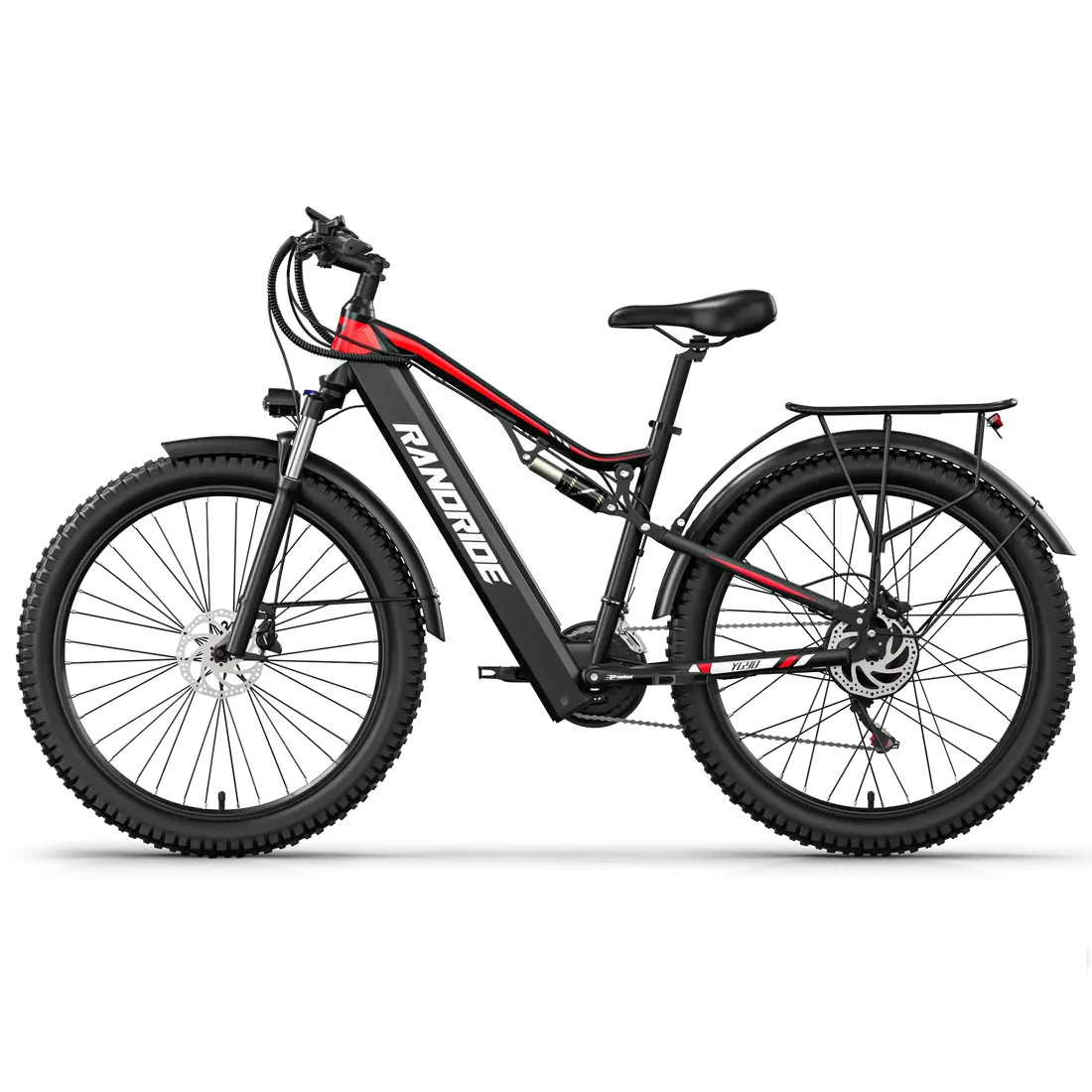 RANDRIDE YG90B Electric Bike – 1000W Motor | 48V 17Ah Battery | 27.5″ / 29″ Wheels | Hydraulic Brakes | Up to 90km Range | Full Suspension E-Mountain Bike