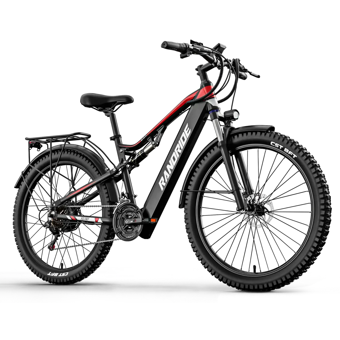 RANDRIDE YG90B Electric Bike – 1000W Motor | 48V 17Ah Battery | 27.5″ / 29″ Wheels | Hydraulic Brakes | Up to 90km Range | Full Suspension E-Mountain Bike